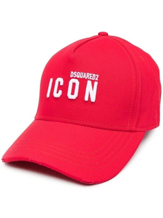 DSQUARED2 RED SMALL LOGO CAP